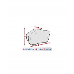 Protective cover for a quad with a trunk 180-215 cm