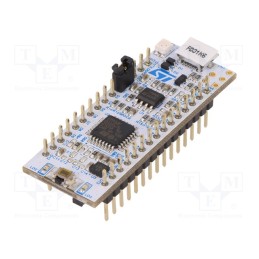 1 pcs x STMicroelectronics - NUCLEO-F031K6 - Dev.kit: STM32, STM32F031K6T6, Add-on connectors: 2, base board
