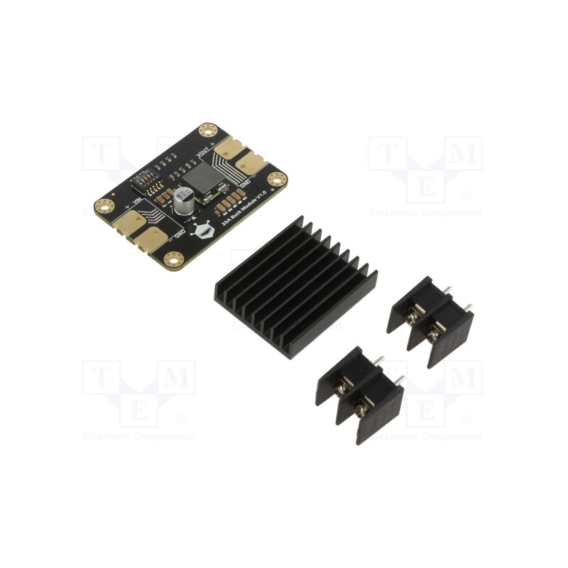 1 pcs x DFROBOT - DFR1025 - Converter: step down, Uout: 600mV÷5.1V, Uin: 9÷15V, 18A, 92%