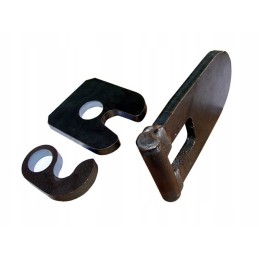 Bottom hinge, straight lower side opening, diameter 22
