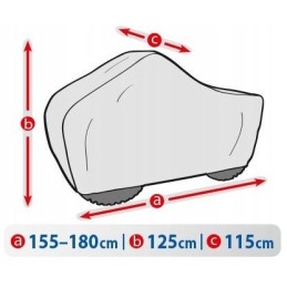 Waterproof quad cover m 155-180 cm
