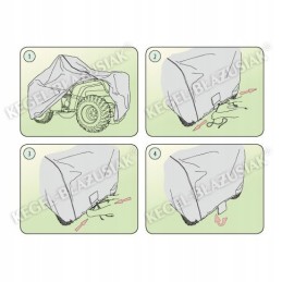 Tarpaulin cover for quad, size m 155-180 cm