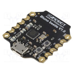 1 pcs x DFROBOT - DFR0339 - Controller, Arduino, ATMEGA328, 5VDC, PWM: 2, Analog in: 4, Beetle