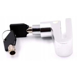Motorcycle bicycle brake disc lock