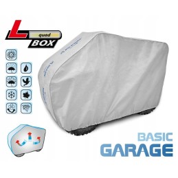 Waterproof tarpaulin cover for quad L box