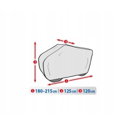 Waterproof tarpaulin cover for quad L box