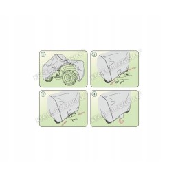 Waterproof tarpaulin cover for quad L box