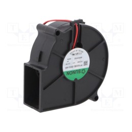 1 pcs x SUNON - PF75302B2-1B00U-A99 - Fan: DC, blower, 24VDC, 75x75x30mm, 23.44m3/h, 38.6dBA, 3000rpm