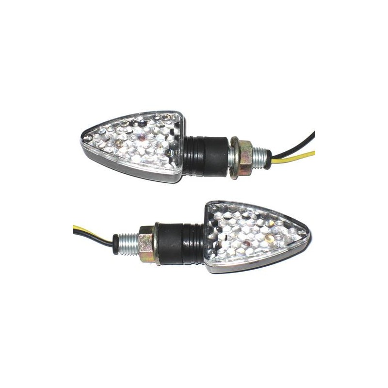Direction indicators 15x clear LED, e8 approval