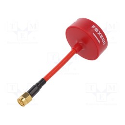 1 pcs x EMAX - EMAX-AC-1769-RED - Antenna, red, SMA, 5800MHz, 35x105mm, 50Ω, Antenna: WiFi, 3dBi