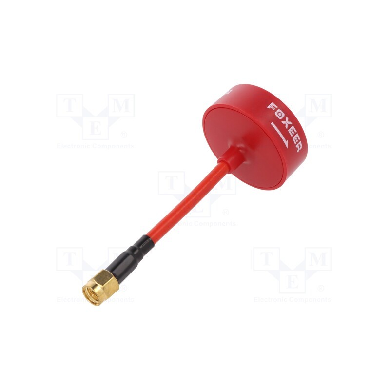 1 pcs x EMAX - EMAX-AC-1769-RED - Antenna, red, SMA, 5800MHz, 35x105mm, 50Ω, Antenna: WiFi, 3dBi