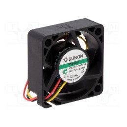 1 pcs x SUNON - MF30101V1-1000U-G99 - Fan: DC, axial, 12VDC, 30x30x10mm, 9.3m3/h, 23dBA, Vapo, Out: F type