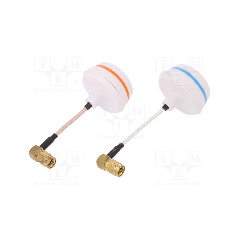 1 set x EMAX - EMX-FP-0610 - Antenna, Kit: TX + RX, SMA, 5800MHz, 50Ω, Antenna: WiFi, 2pcs.