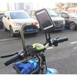 Waterproof motorcycle bicycle phone holder