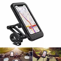 Waterproof motorcycle bicycle phone holder