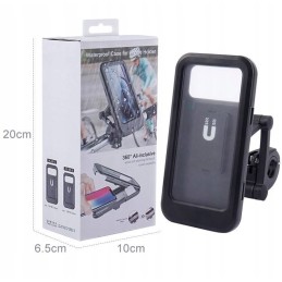 Waterproof motorcycle bicycle phone holder