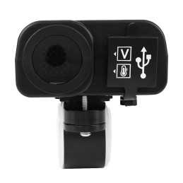 USB charger 2 1a voltmeter thermometer for motor