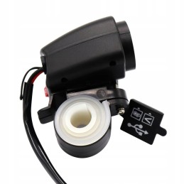 USB charger 2 1a voltmeter thermometer for motor