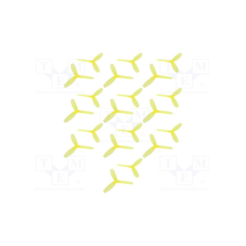 1 set x EMAX - EMX-AC-1782-YELLOW - Propeller, Kit: CW x10 + CCW x10, yellow, Number of blades: 3