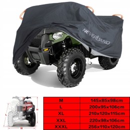 Waterproof tarpaulin cover for quad quad m