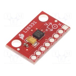 1 pcs x SPARKFUN ELECTRONICS - SEN-10345 - Sensor: position, accelerometer, 2.16÷3.6VDC, I2C,SPI, LIS331