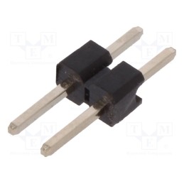 50 pcs x CONNFLY - DS1025-01-1*2P8BV1-B - Pin header, pin strips, male, PIN: 2, straight, 2mm, THT, 1x2