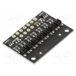 1 pcs x POLOLU - QTRX-HD-07A REFLECTANCE SENSOR ARRAY - Sensor: distance, reflective, 2.9÷5.5VDC, analog, Ch: 7, 29x20mm, HD