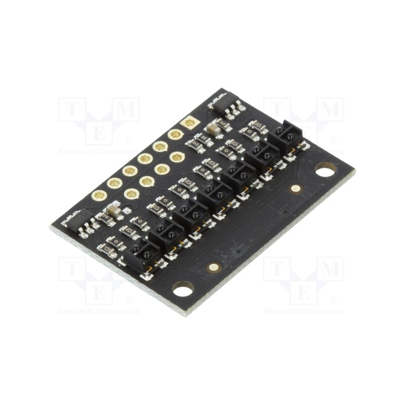 1 pcs x POLOLU - QTRX-HD-07A REFLECTANCE SENSOR ARRAY - Sensor: distance, reflective, 2.9÷5.5VDC, analog, Ch: 7, 29x20mm, HD