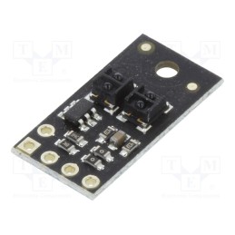 1 pcs x POLOLU - QTRX-HD-02A REFLECTANCE SENSOR ARRAY - Sensor: distance, reflective, 2.9÷5.5VDC, analog, Ch: 2, 10.2x20mm