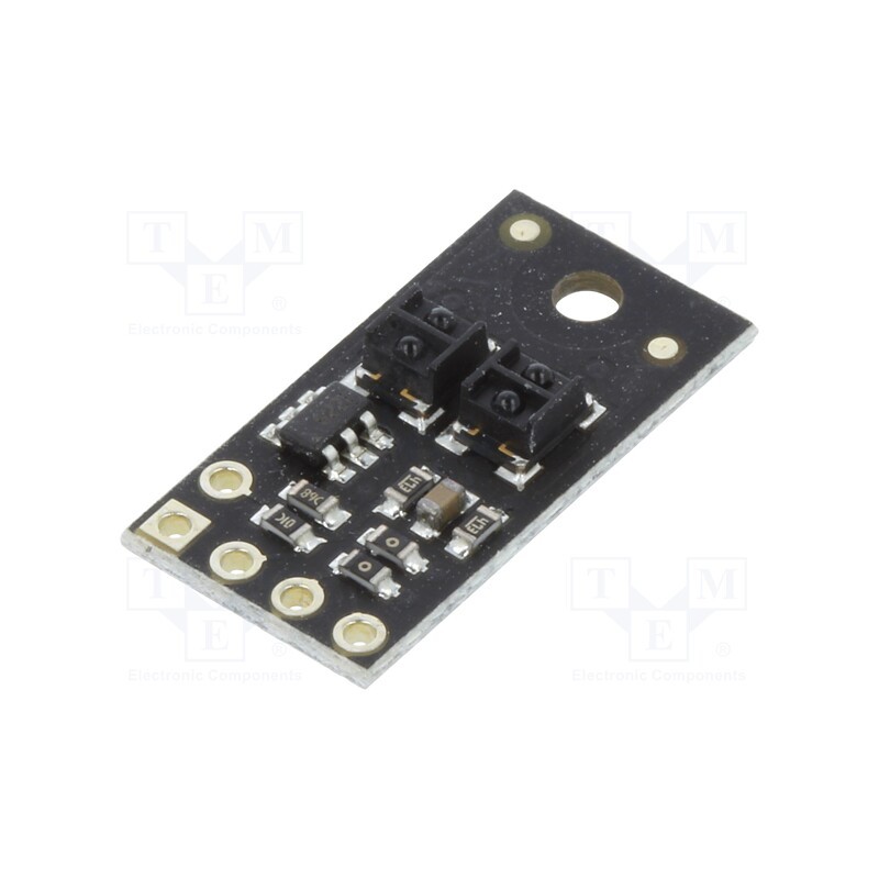 1 pcs x POLOLU - QTRX-HD-02A REFLECTANCE SENSOR ARRAY - Sensor: distance, reflective, 2.9÷5.5VDC, analog, Ch: 2, 10.2x20mm