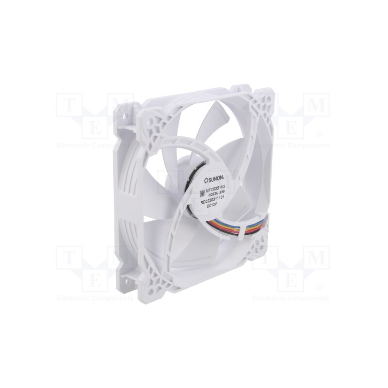 1 pcs x SUNON - MFC0251V2-1Q02U-S99 - Fan: DC, axial, 12VDC, 120x120x25mm, 100.55m3/h, 31.8dBA, Vapo