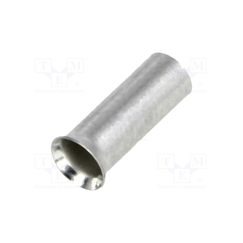 50 pcs x BM GROUP - BM 01508 - Tip: bootlace ferrule, non-insulated, copper, 4mm2, 9mm, tinned