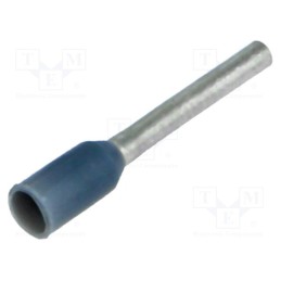 50 pcs x BM GROUP - BM 005001 - Tip: bootlace ferrule, insulated, copper, 0.14mm2, 8mm, tinned