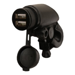 5v usb socket for quad atv with grizzly handlebars