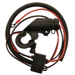 5v usb socket for quad atv with grizzly handlebars