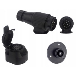 Socket, 13-pin screw-in plug with washer