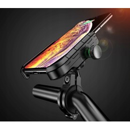 Motorcycle GPS Phone Holder USB QC3 0 3 5 6 5