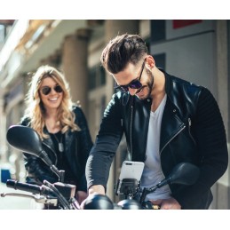 Motorcycle GPS Phone Holder USB QC3 0 3 5 6 5