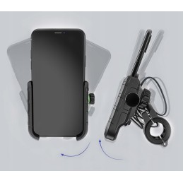 Motorcycle GPS Phone Holder USB QC3 0 3 5 6 5