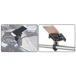 Motorcycle GPS Phone Holder USB QC3 0 3 5 6 5