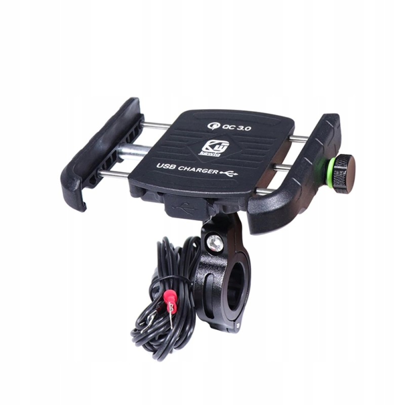 Motorcycle GPS Phone Holder USB QC3 0 3 5 6 5