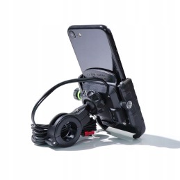 Motorcycle GPS Phone Holder USB QC3 0 3 5 6 5