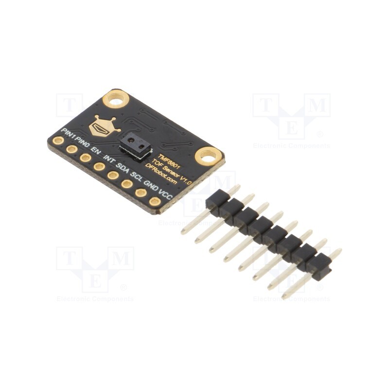 1 pcs x DFROBOT - SEN0430 - Sensor: distance, laser,time-of-flight (ToF), I2C, 2.7÷3.3VDC