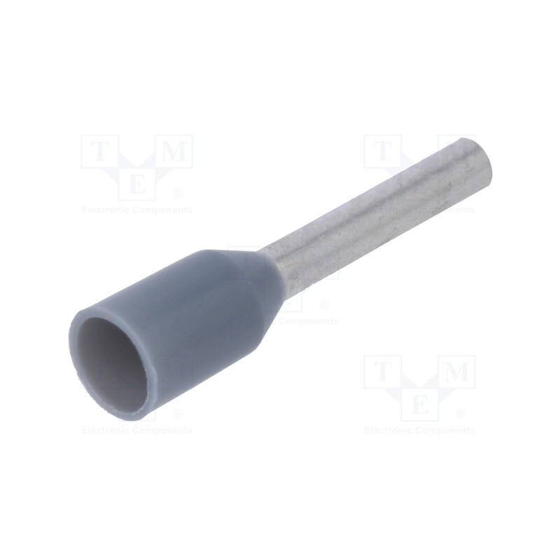 50 pcs x BM GROUP - BM 00602 - Tip: bootlace ferrule, insulated, copper, 0.75mm2, 8mm, tinned