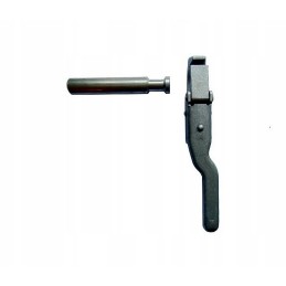 The side lock with a paper clip is strong, lower right opening