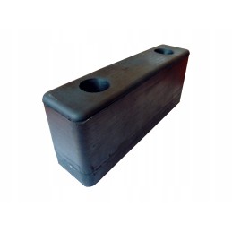 Rubber bumper 20x5 2x8 cm 2 holes