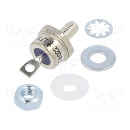 1 pcs x NTE Electronics - NTE6022 - Diode: rectifying, 100V, 1.4V, 60A, cathode to stud, DO5, Ifsm: 670A