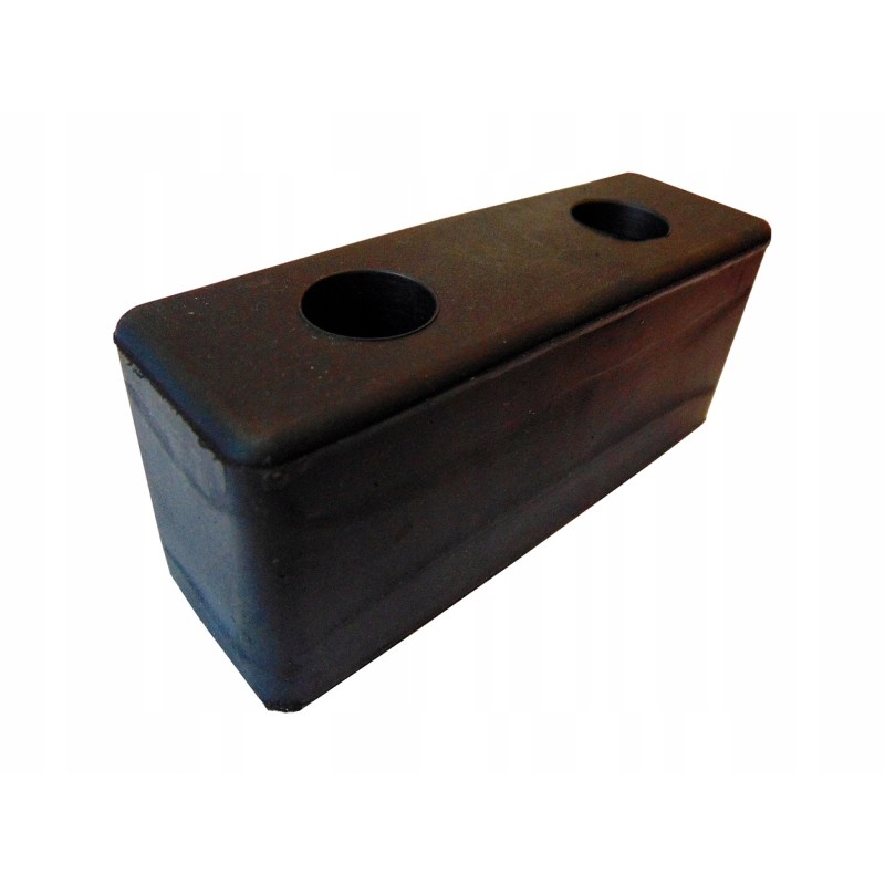 Rubber bumper 12 5x4 3x5 cm 2 holes
