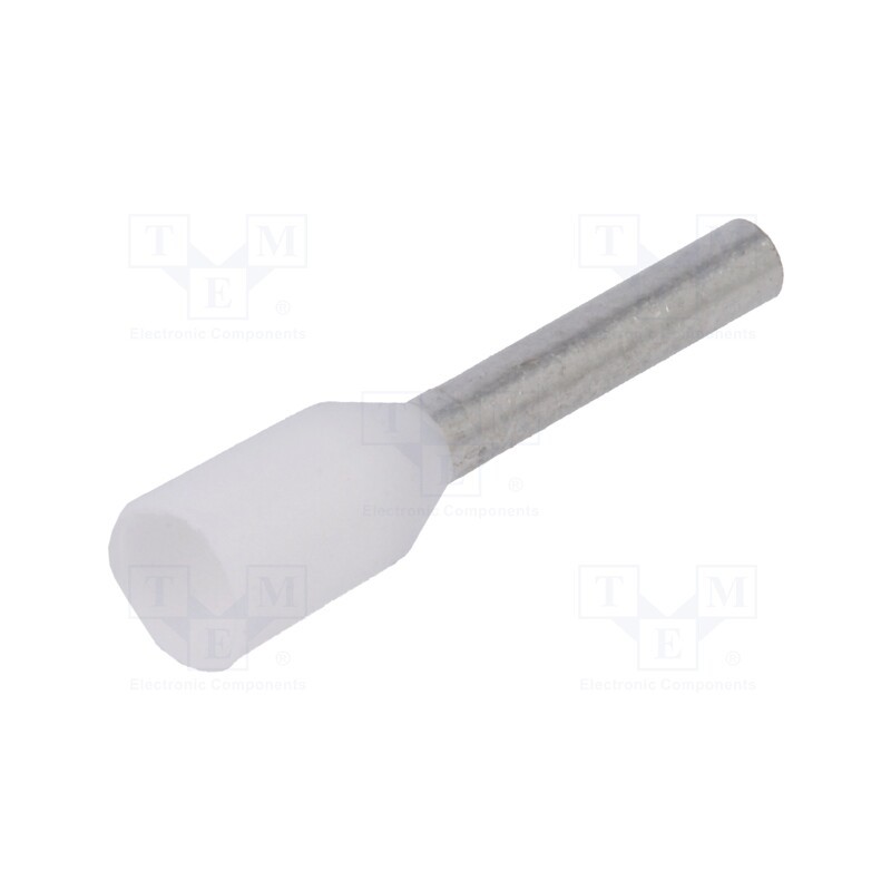 50 pcs x BM GROUP - BM 00502 - Tip: bootlace ferrule, insulated, copper, 0.75mm2, 8mm, tinned