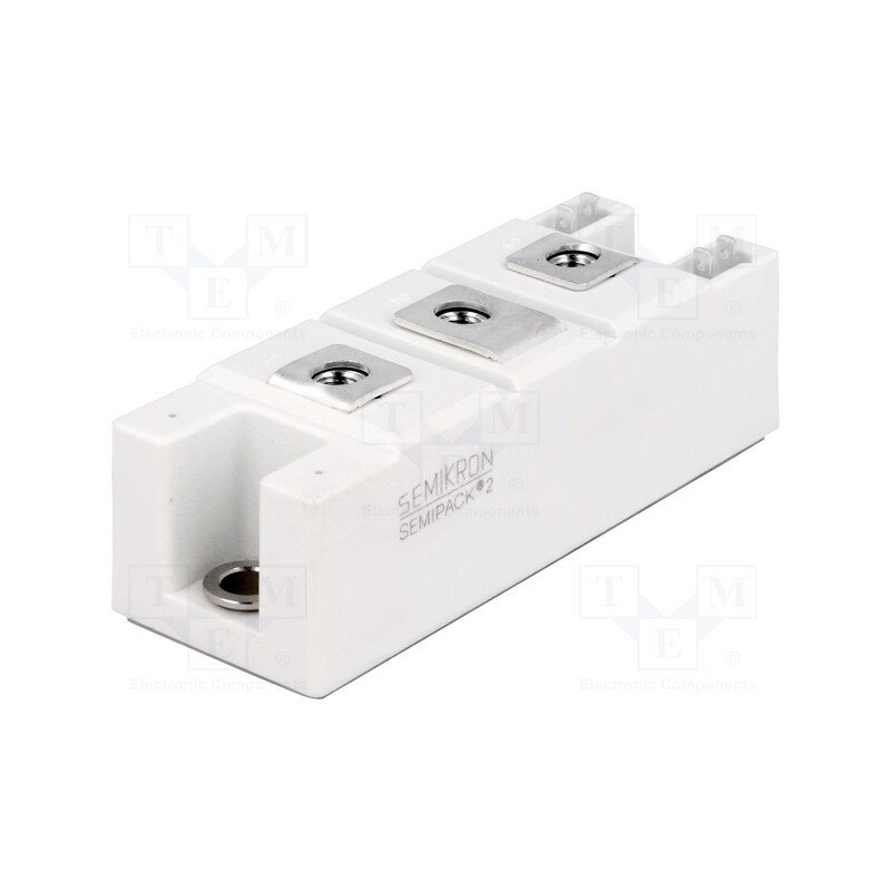 1 pcs x SEMIKRON DANFOSS - SKKT 162/22 E H4 07910350 - Module: thyristor, double series, 2.2kV, 143A, A21, SEMIPACK2